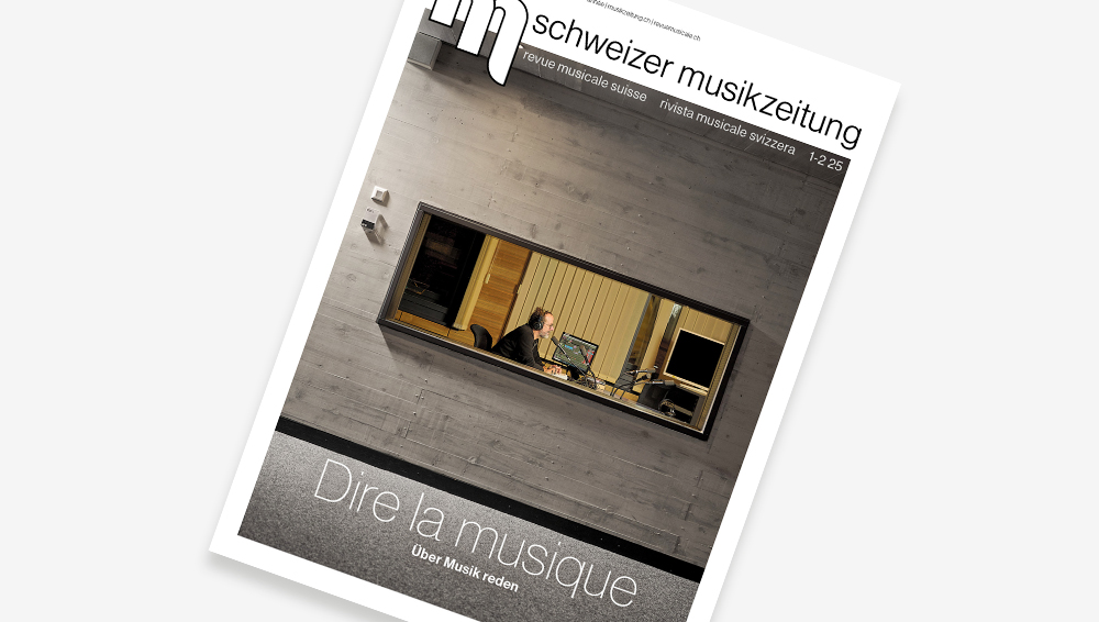 «Über Musik reden» – Schweizer Musikzeitung-galledia-group-ag